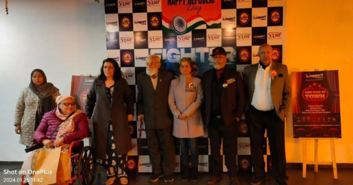 Cineport Cinemas Made Republic Day More Special By Organizing A Special Screening Of 'Fighter' For Retired Army Personnel